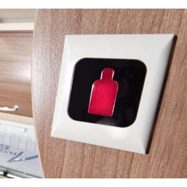 Indicateur de niveau de gaz avec écran