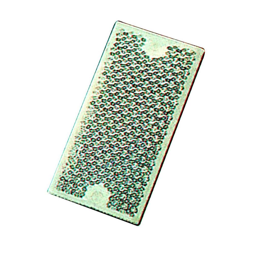 Catadioptres rectangle blanc