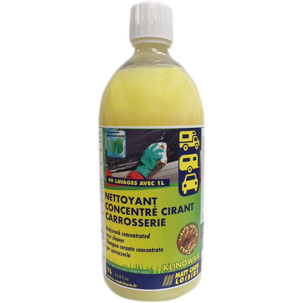 Nettoyant concentré cirant carrosserie