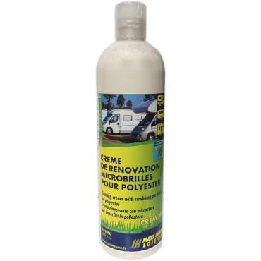 Crème de rénovation microbilles pour polyester