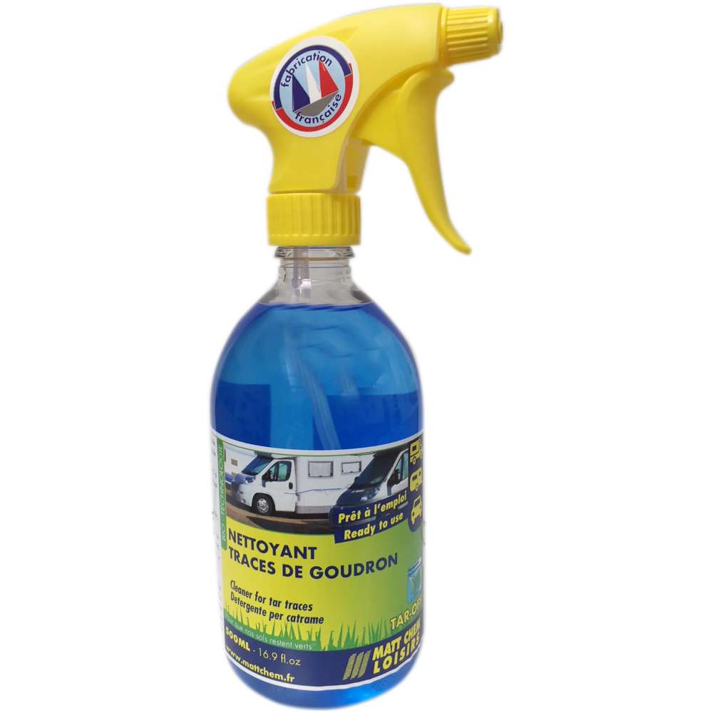 Nettoyant traces de goudron et dépôt bitumeux