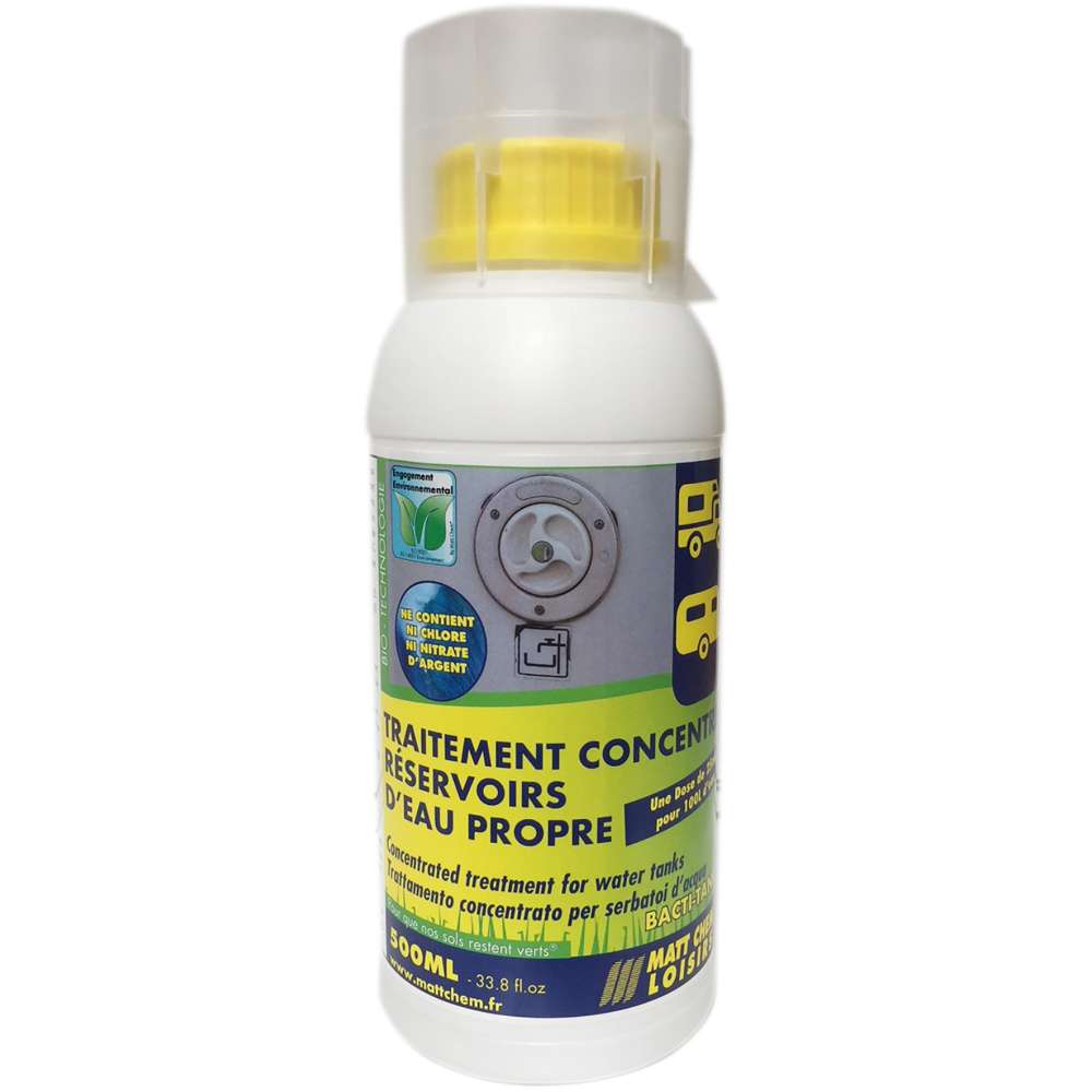 Traitement pour réservoir d'eau propre