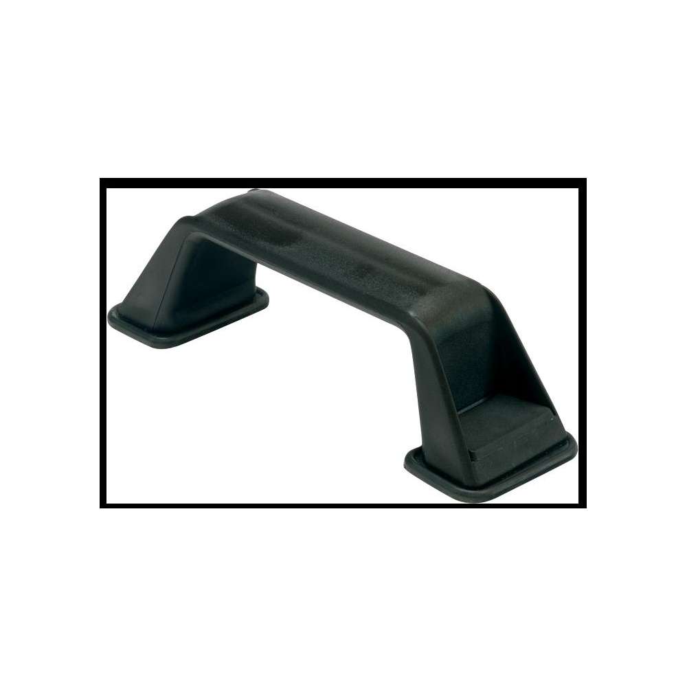 Poignée de tirage entraxe 138 mm plastique noir