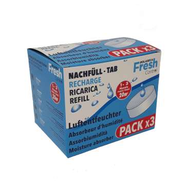 Pack de 3 recharges pour absorbeur d'humidité