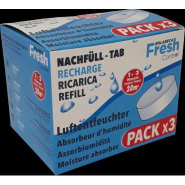 Pack de 3 recharges pour absorbeur d'humidité