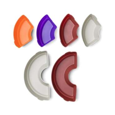 Lot de 6 moules en silicone