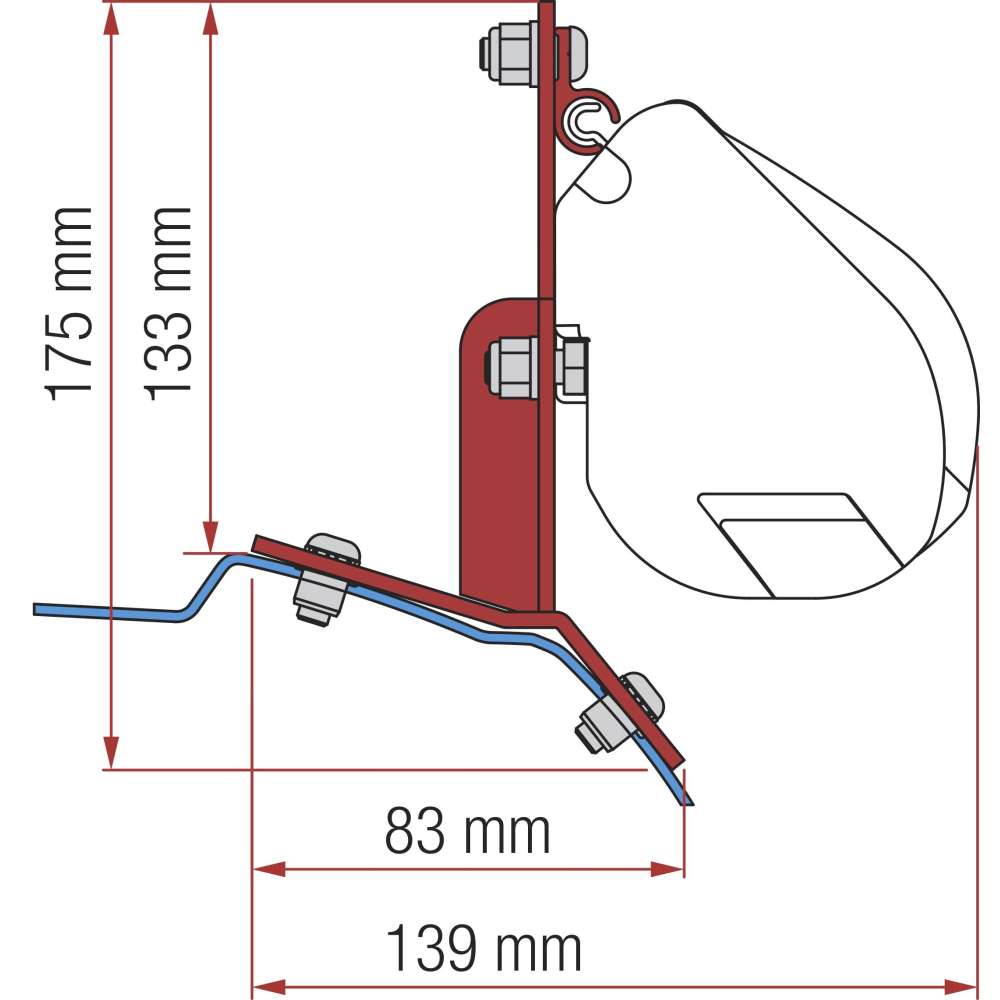 Kit adaptateur Ford Custom