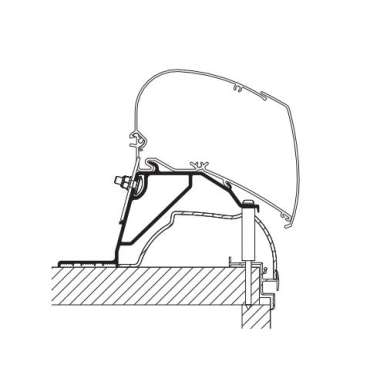 Adaptateur de toit - Hobby Caravane 2024