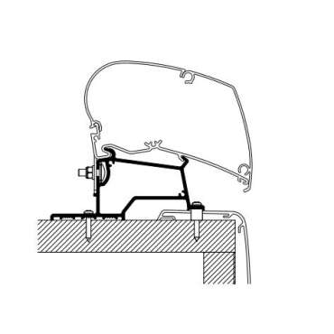 Adaptateur de toit - Rapido Compact Intégral - 500
