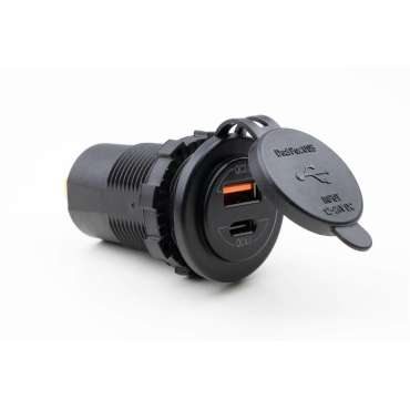 Power Line chargeur USB A QC 3.0 + USB-C QC 4.0