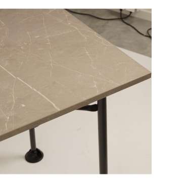 Mirano Table extérieur - Marbre taupe
