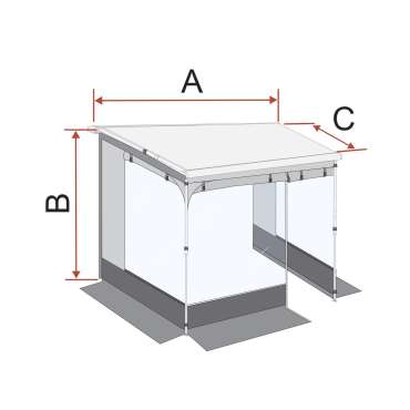 Auvent Room Van Premium F43van 270 ext. 200