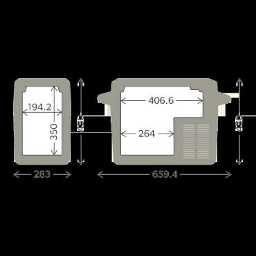 Glacière à compression CFF20 21L