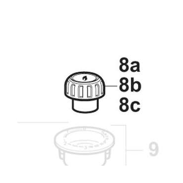 Bouton réglage S 3004/5004 chrome