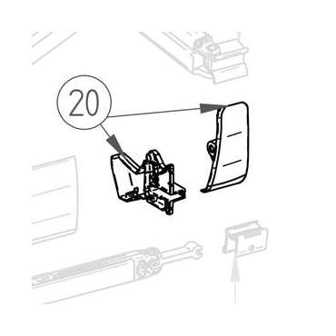 Embout bandeau frontal 8000 G+D