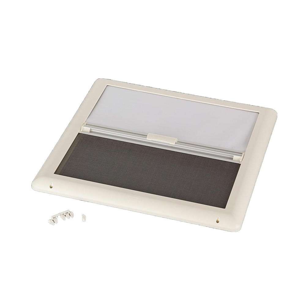 Rollo Vent pour lanterneau 50 x 50 cm - ivoire