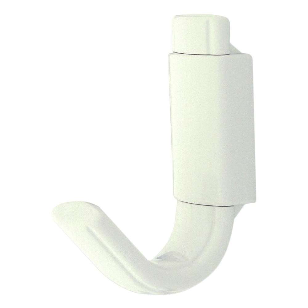 Crochet plastique à visser