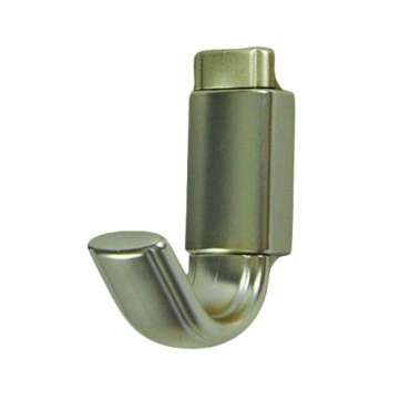 Crochet plastique à visser