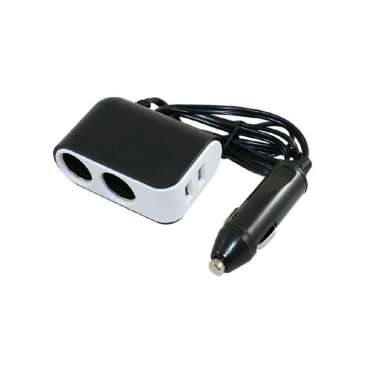 Double prise allume-cigare + 2 USB