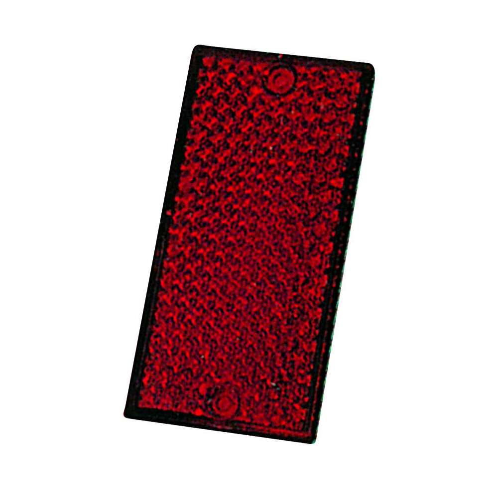 Catadioptre rectangulaire rouge
