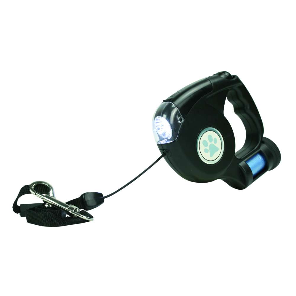 Laisse rétractable 3 en 1