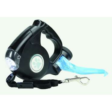 Laisse rétractable 3 en 1