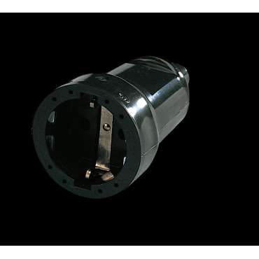 Prise femelle 230 V en plastique souple