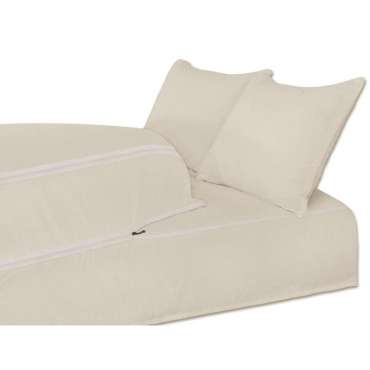 Drap plat coloris ficelle