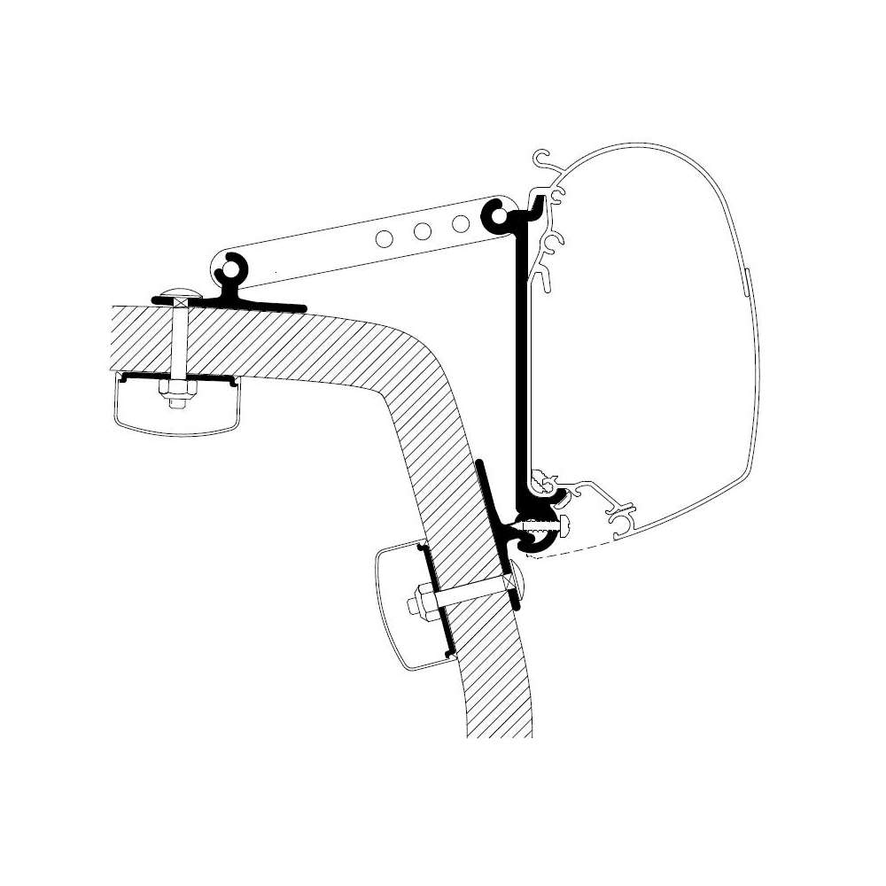 Omni-adaptateur paroi