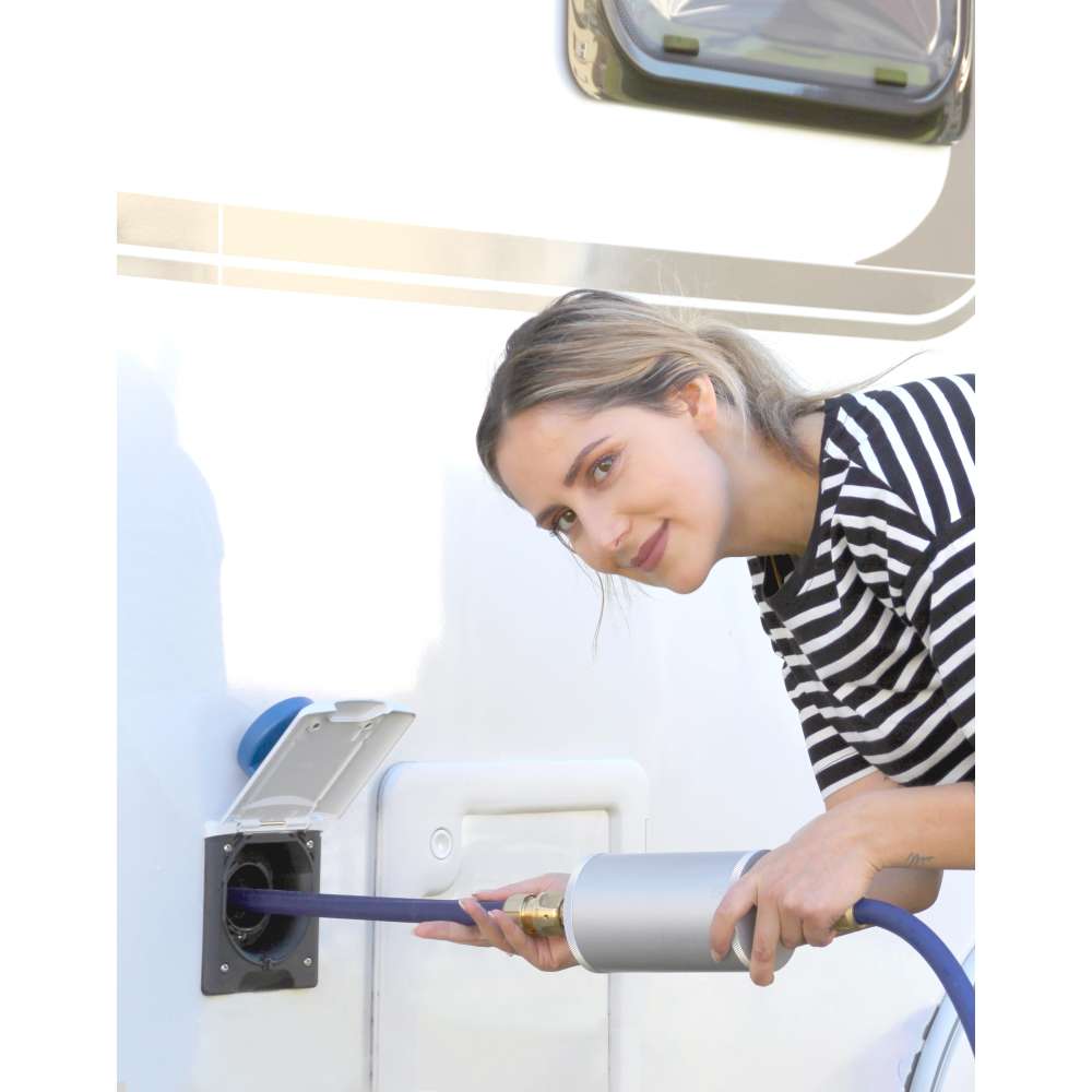 Filtre de remplissage avec boîtier en aluminium anodisé et cartouche à charbon 10µ incluse