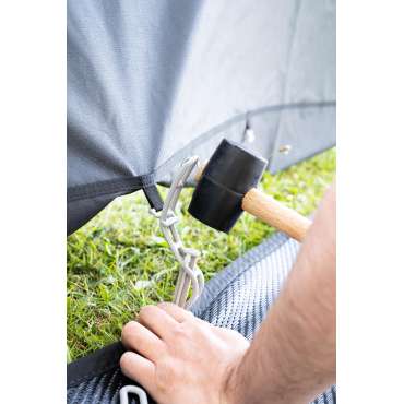 Maillet en caoutchouc avec arrache-piquet