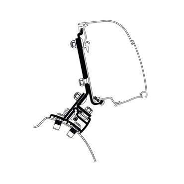 Adaptateur TO 4200 PSA Minivan Fixed