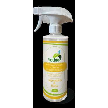 Nettoyant salle de bain et cuisine Agrumes-Rose