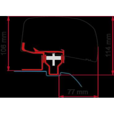 Kit adaptateur F40 NV200 Total Black