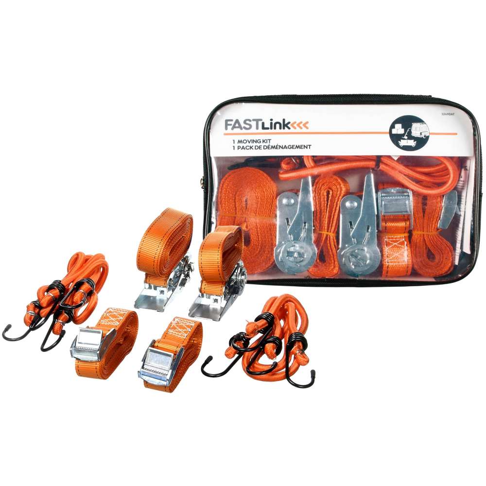 Kit complet d'arrimage tendeurs & sangles